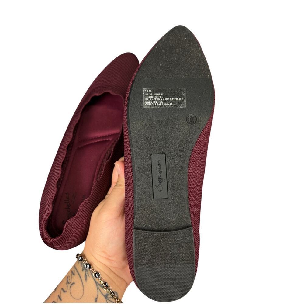 NWOT Seychelles Memory Foam Berry Flats Size 10 - Picture 5 of 7